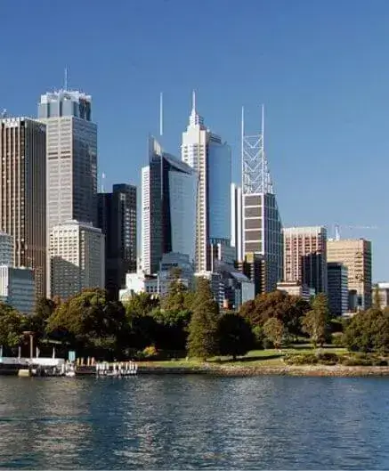 location shot of sydney